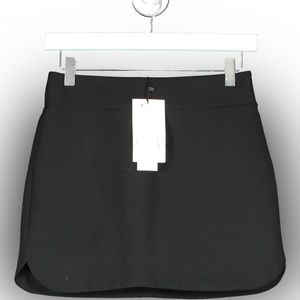 Zara Black Tailored Mini Skirt